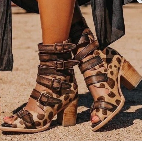 freebird Shoes - FREEBIRD Bond in Leopard Calf Hair Size 7